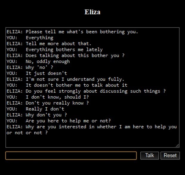 ELIZA-chatbot