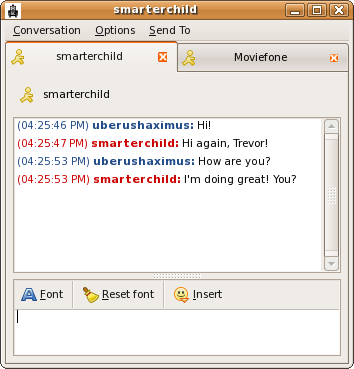 SmarterChild-chatbot