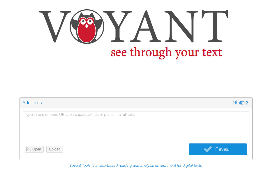Voyant-Tools-interface